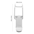thumbnail image 2 of LOLIPPYY 4Pcs Stainless Steel Buckle For Adjustable Industrial Machinery Use Silver Spring Loaded, 2 of 8