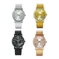 thumbnail image 7 of Kcodviy Women'S Rose Gold Watches Heart Diamond Quartz Movement s Ladies Wristwatch Big Face Mesh Belt Watch Valentines Day Gifts Women Quartz Arabic Watch With Leather Fashion Numerals Small Wome, 7 of 7