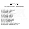 thumbnail image 2 of TOR Front Suspension Control Arm and Ball Joint Assembly Stabilizer Bar Link Kit for Car GMC Chevrolet Savana 2500 Express 3500 4500 - Left Right Side (Driver Passenger) KTR-100026, 2 of 2