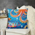 thumbnail image 2 of Throw Pillow Covers, Decorative Pillow Covers, Holiday Throw Pillow Covers, Ocean Fishes Octopus Starfish, Pillow Covers Decorative, Pillow Cover, 2 of 5