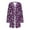 Purple, variant on Oksale Plus Size Womens Floral Printing Robes with Belt Soft Long Sleeve Bath Robe Fall Mini Nightgown Casual Pajama Robe for Home 2025 Coffee S