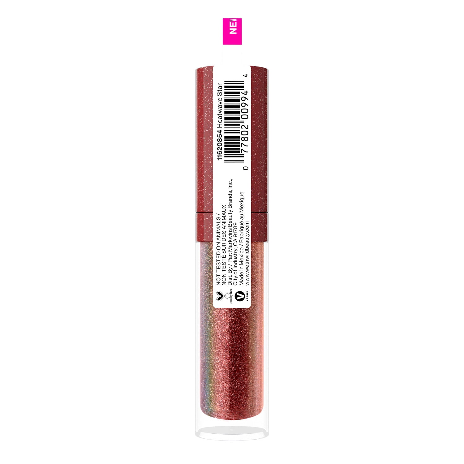 PR Wet n Wild Chameleon Chrome Lip Foil in Heatwave Star , 0.09 FL OZ