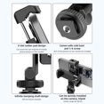 thumbnail image 5 of Portable Phone Tripod Mount with Dual Phone Holders Rotatable Phone Clamp with 4 Cold Shoe Mounts Multifunctional Smarphone Holder Replacement for iPhone 15/ 14/13/12/11 Vlog Live Streaming, 5 of 9