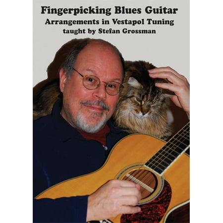 Blues Guitar Arrangements - Fingerpicking Blues Guitar Arrangements in Vestapol Tuning - taught by Stefan Grossman - DVD - GW1011DVD