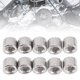 thumbnail image 1 of Tuerca de conector Redonda, Tuerca de Acoplamiento Redondo de Acero inoxidable 304 Fuerte 50 PiAS M6 Para MantenimientO, 1 of 7