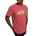 thumbnail image 4 of CafePress - Tennis Evolution (Green) T Shirt - Mens Comfort Colors Shirt, 4 of 5