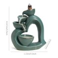 thumbnail image 4 of 1pc Heart-Shaped Backflow Incense Burner, Valentine's Gift for Yoga & Home Decor (Without Incense), 4 of 8