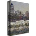 thumbnail image 2 of Trademark Fine Art Claude Monet The Church at Vetheuil 1879 Canvas Wall Art - 14x19, 2 of 2