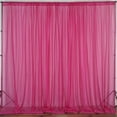 thumbnail image 2 of AK TRADING CO. 120" Wide (10Ft Wide) Sheer Voile Drape Panels for Backdrop, Wedding Events, Ceiling Drapes, Event Masking, Decor - Select from 6ft to 50ft Length. (10 feet x 30 feet, Fuchsia), 2 of 6