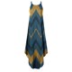 thumbnail image 4 of Vestido de verano para mujer, informal, sin mangas, cuello halter, tirantes, falda, abertura, maxivestido estampado Pompotops  ghjkhdj2407, 4 of 4