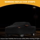 thumbnail image 3 of Funda para auto impermeable para todo clima, protección exterior completa contra el sol y la lluvia, con tiras reflectantes, negra para GMC Sierra, 3 of 7