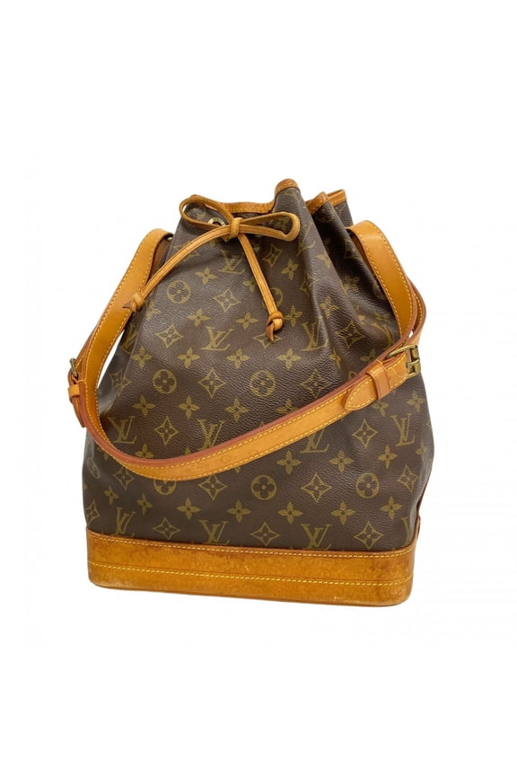 Pre-Owned Louis Vuitton Monogram Noe Shoulder Bag M42224 Brown Women's