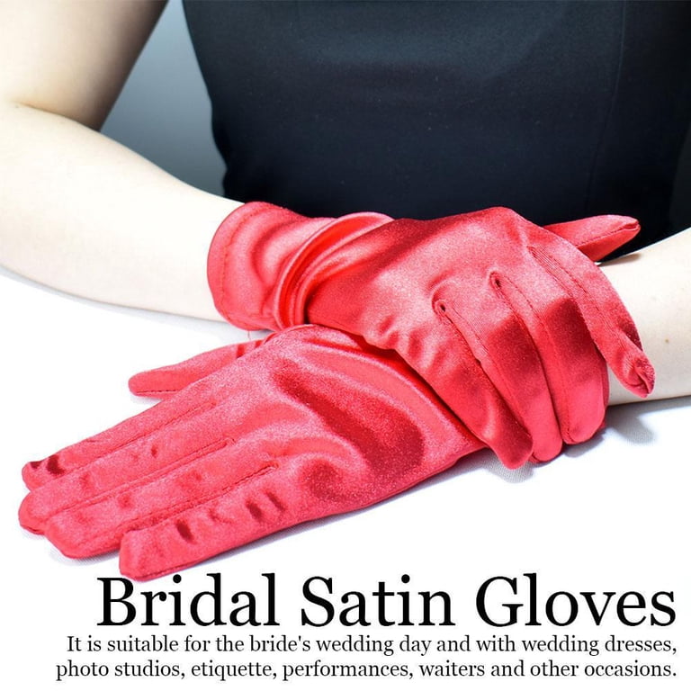 ladies short dress gloves