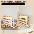 thumbnail image 6 of 4 Tiers Egg Holder for Fridge,Space-Saving Egg Dispenser Holder,Automatic Scrolling Egg Rack Holder, Large Capacity Multi-function Egg Organizer Storage Box, 6 of 7