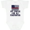 thumbnail image 3 of Inktastic Firefighter Uncle Fireman Nephew Boys or Girls Baby Bodysuit, 3 of 5