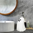 thumbnail image 1 of Halloween Ceramic Ghost Soap Dispenser, Refillable Ghost Soap Dispenser for Bathroom, Bedroom, Kitchen, 1 of 6