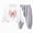 H234-White, variant on TOWED22 Toddler Baby Girl Boy Outfits Clothing Set 2pcs Long Sleeve Graphic Print T Shirt and Joggers Pants Fall Winter Clothes Casual(Light Green,4-5 Y)