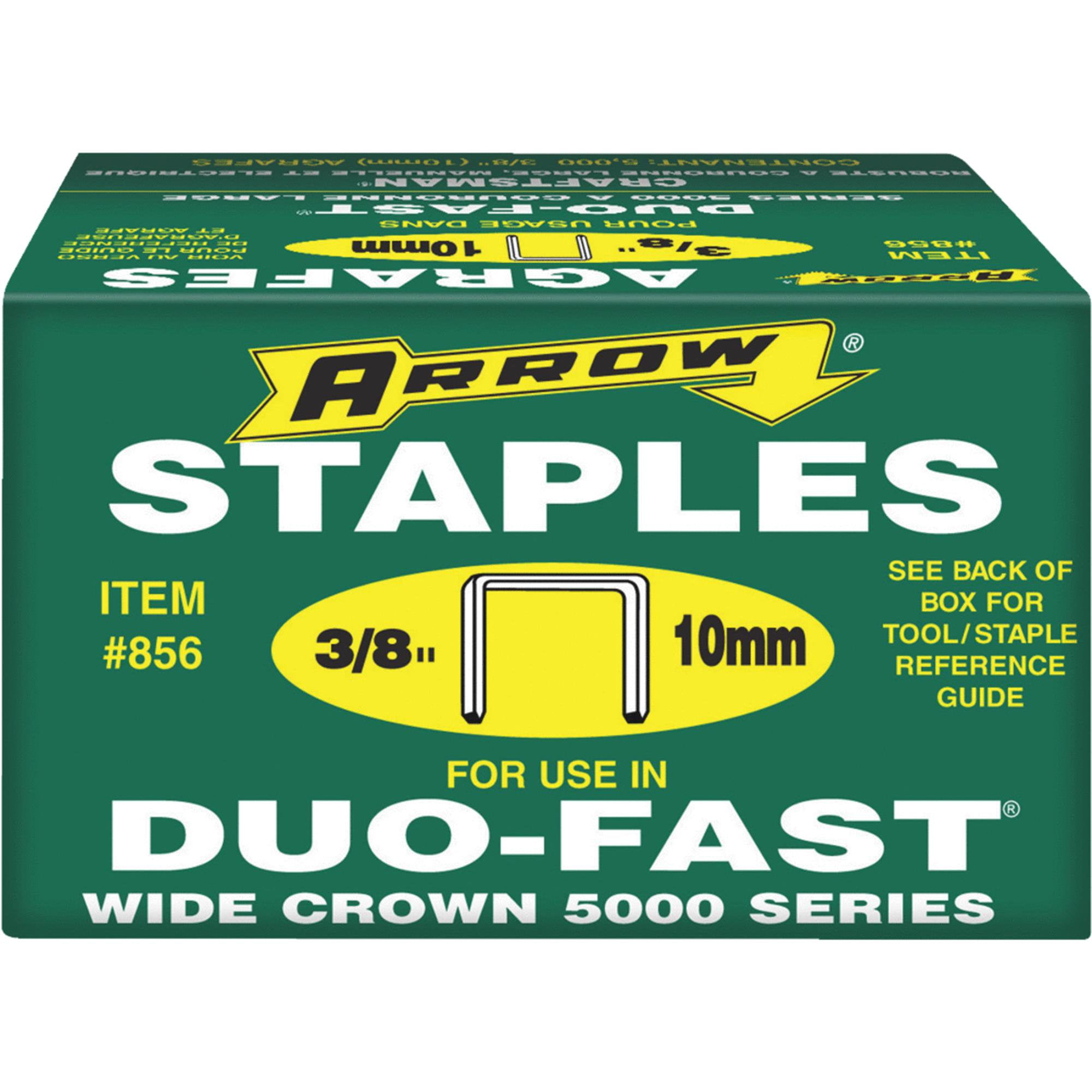 Duo-Fast 3/8" Galvanized Wide Crown Staples 