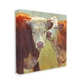 thumbnail image 3 of Kissing Cows Farm Animals Animals & Insects Painting Gallery Wrapped Canvas Print Wall Art, 3 of 7
