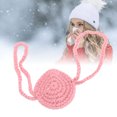 thumbnail image 1 of Chauffe-Nez Couvre-Nez, Tricoté à la Main Doux Confortable Léger Chauffe-Nez pour Randonnée pour Ski Roseate, Rouge, 1 of 8