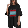 thumbnail image 4 of Women T Shirts and Men T shirt Oversized Shirts Cool Graphic Tees for Men Vintage Streetwear Sweat Casual Shirt 3XL, 4 of 5