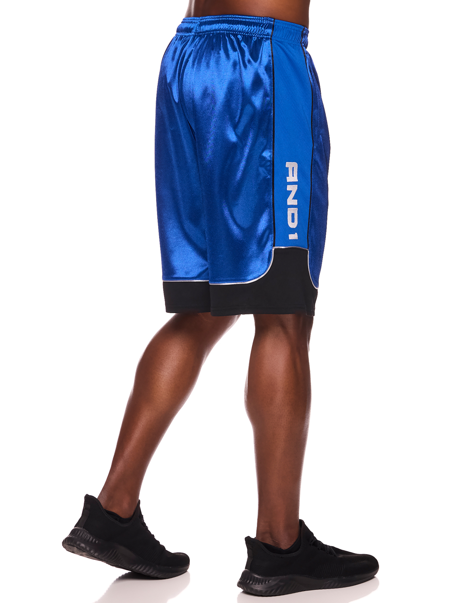 AND1 Men and Big Men's All Court Colorblock 11" Shorts, up to Size 3XL - image 2 of 5