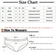 thumbnail image 2 of Bigersell Plus Size Cotton Underwear for Women Clearance Women's Underwear Seamless Panty Style P-899 Polyester Cheeky Panties Thong Underwear Ladies Briefs High Waist Women's Panties Beige L, 2 of 4