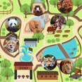 thumbnail image 5 of 500 Piezas Pegatinas de Animales Pegatinas en Rollo de Animales del Zoológico Etiqueta Autoadhesiva de 1 Pulgada Calcomanías de Pared con Forma de Animal para Favores de Fiesta Infantil, 8 Estilos, 5 of 5