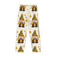 thumbnail image 3 of Vsdgher Beekeeper Gnome Holding A Glass Print Mens Pajama Pants Sleep & Lounge Pants, PJ Bottoms With elastic waistb and Pockets, 3 of 5
