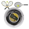 thumbnail image 1 of Chaîne de Raquette de Tennis, Corde de Tennis en Polyester Double Côtelé Réduit les Vibrations de Raquette pour Adolescent 200M, 1 of 7