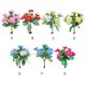 thumbnail image 5 of Billuyoard Luces de flores alimentadas por energía Solar, luces decorativas para césped al aire libre, luz Solar para césped de rosas, luz para Iluminación y accesorios Amarillo blanco, 5 of 6