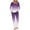 Purple, variant on Ladies Pjs Womens Pjs Sets Nightwear for Women Ladies' Gradient Printed Casual Top Pants Pajama Set