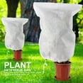 thumbnail image 4 of YIgang Antifreeze Plant Mulch For Winter White Non-woven Fabrics Trees Shrub 1pcs With Drawstring Protection Cover, 4 of 19