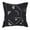 Black/Beige, variant on Ox Bay and Stacy Garcia 20" x 20" Black/Beige Embroidered Geometric Cotton Blend Adult Decorative Feather Filled Pillow