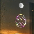 thumbnail image 5 of Suncoda Easter Eggs, Easter Basket Stuffers Easter Window Decorations Lights Easter Eggs Suction Cup Lantern, 5 of 6