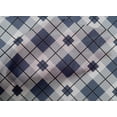 thumbnail image 4 of oneOone Cotton Poplin Dark Dusty Blue Fabric Argyle Check Diy Clothing Quilting Fabric Print Fabric By Yard 56 Inches Wide, 4 of 4
