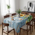 thumbnail image 6 of Spring Sunflower Table Cloth Waterproof Tablecloths, Bee Wooden Grain Country Rustic Tablecloth Dining Table Cover for Kitchen Party Tabletop Outdoor, Rectangle Tablecloth 52x70 Inch, 6 of 9