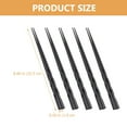 thumbnail image 2 of UPOUART 5 Pairs Fiberglass Chopsticks Set Black Plastic Heat Resistant for Snack and Sashimi, 2 of 8