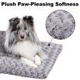 thumbnail image 4 of MidWest Quiet Time Dog Bed & Crate Mat, Deluxe Ombre Swirl, 30", Gray, 4 of 5