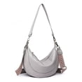 thumbnail image 1 of Sac Bandoulière Croissant en Cuir PU, Sac Fourre-Tout de Mode pour Magasinage et Vacances de Fin de Semaine, 1 of 6