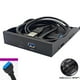 thumbnail image 5 of Panel Frontal USB 3.0 para PC 1 Puerto USB 3.0 + 1 Puerto USB 3.1 Adaptador HUB Tipo C Chip VL162 USB 3.2 Gen1 5 Gb para Disquete de 3,5 Pulgadas, 5 of 5