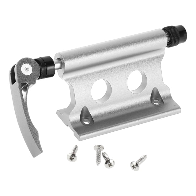 1 Pc Universal Quick Release Bike Fork Mount Rack Aluminum Alloy Anti-corrosion Titanium Tone