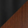 thumbnail image 6 of Lumisource Display Contemporary Console Table in Black Metal, Walnut Wood, and Clear Glass, 6 of 7