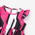 thumbnail image 3 of PatPat Family Matching Color Block Tee and Geometric Pattern Dress Sets, 3 of 6