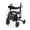 Blue + Black, variant on ELLEGNT Rollator Walker with Seat and Spring Suspension – Mobility Aid for Seniors Blue + Black
