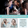 thumbnail image 5 of 3pcs Anti Alcohol Magnetic Bracelet Effective in Reducing Alcohol Consumption Magnetic Therapy Bracelet for Relieving Discomfort After Drinking, 5 of 5