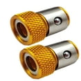 thumbnail image 1 of Yellow 2Pc Screwdriver Head Upgrade Magnetizer Screw Removable For Hex Screwdriver And Power Bits Magnetic Screw Ring Holders Household Tool Set For Diy And Professional Use, 1 of 3