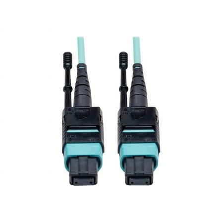 Tripp Lite 10M OM3 Plenum-Rated 40GbE MTP/MPO Aqua Patch Cable