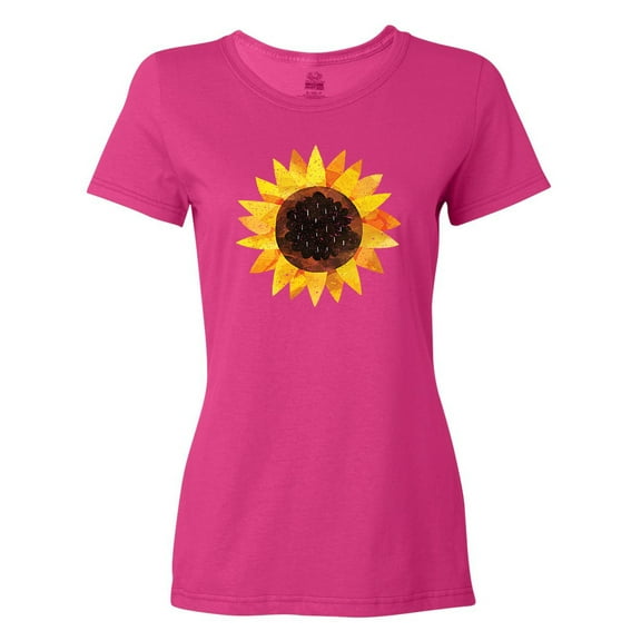 Inktastic Summer Grunge Sunflower Women's T-Shirt