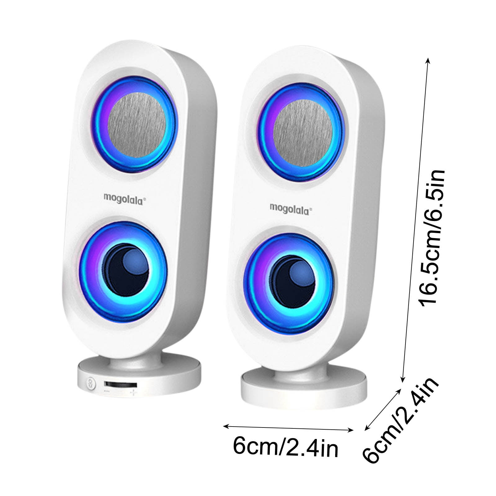 FNYOXU Bluetooth Speaker Desktop Game Computer Audio Desktop Home Mobile Phone Small Speaker Mini Subwoofer Wired USB High Volume